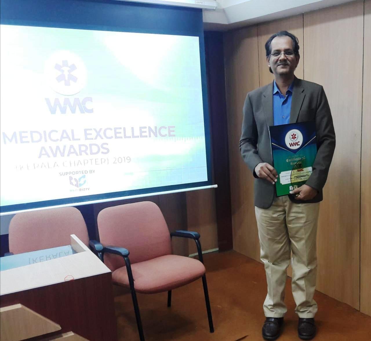 World Medical Council Excellence Healthcare Award 2019, India – Professional Excellence as Bariatric Surgeon – Obesity and Diabetes Resolution.